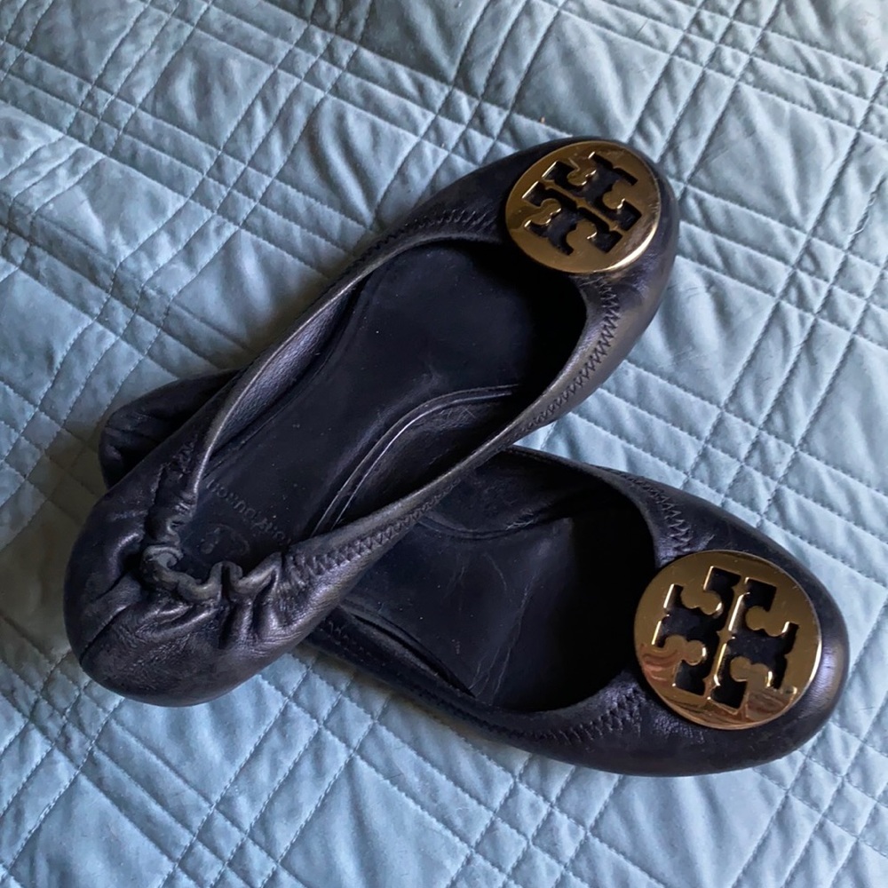 Tory Burch Reva Flats Black 6
